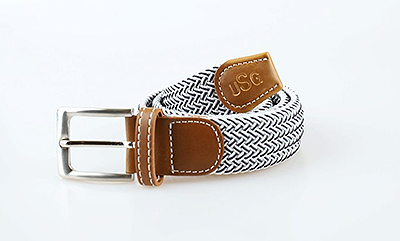 USG Breezy Casual Belts - White Navy