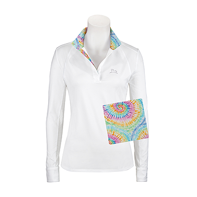 RJ Classics Maddie 37.5 Show Shirt - White / Tie Dye