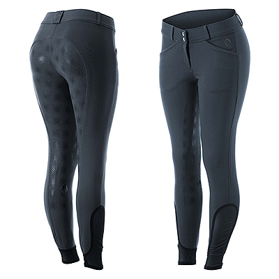 Equinavia Astrid Womens Silicone Full Seat Breeches - Moon Indigo Blue/Navy