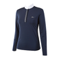 Anna Scarpati FEZIA W19 Long Sleeve Polo-Blue