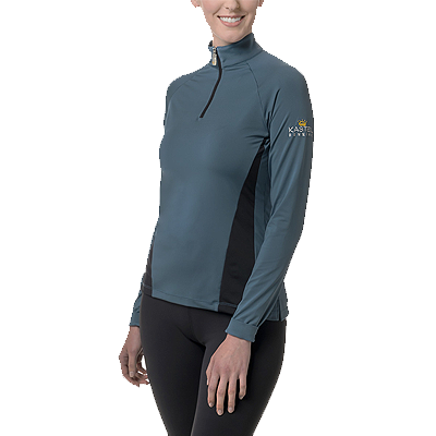 Kastel Denmark Medium Weight 50 UPF Teal with Black Panels