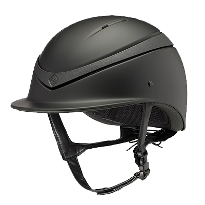 Charles Owen Luna Helmet - Black Matt/Black Matt