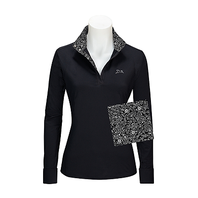 Maddie 37.5 Show Shirt - Black