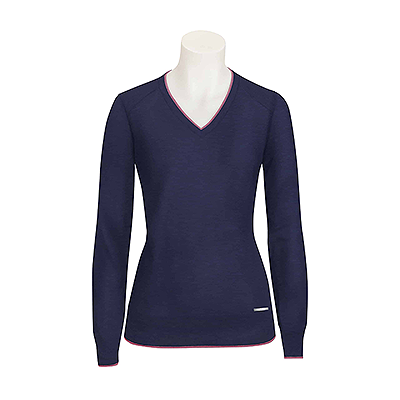 RJ Classics Natalie V-Neck Sweater - Classic Navy