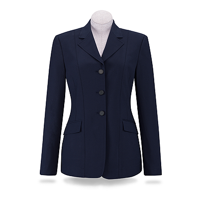 R.J. Classics Skylar 37.5 Grey Label Show Coat-Navy