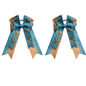 Belle & Bow Equestrian Bows - Starfish Waves