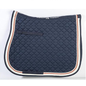 USG Small Quilt Saddle Pad - Navy/Cognac